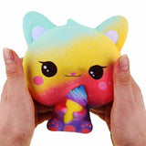 Chat Multicolore Squishy