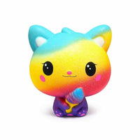 Chat Multicolore Squishy