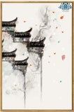 Tableau peinture zen asiatique